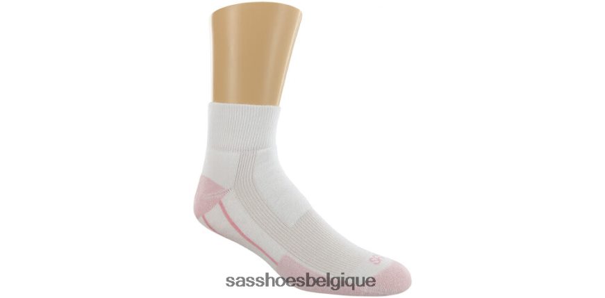 femmes confortable blanc SAS marcheur qtr chaussettes VF6ZVJ494