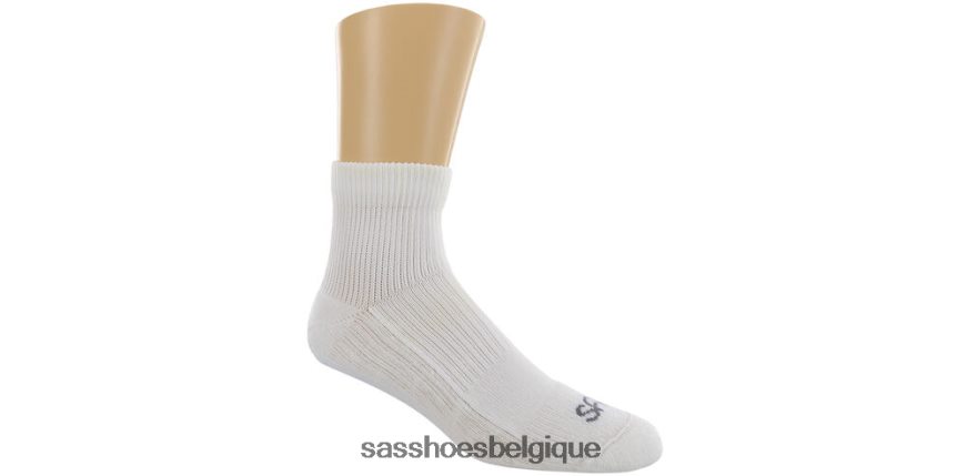 femmes confortable blanc SAS équipage qtr diabétique chaussettes VF6ZVJ463