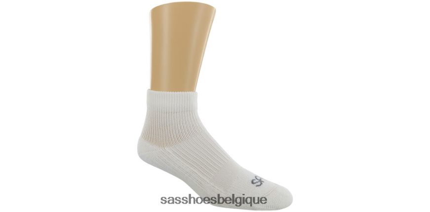 femmes confortable blanc SAS équipage qtr diabétique chaussettes VF6ZVJ464