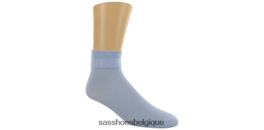 femmes confortable bleu SAS chaussettes losanges à volants VF6ZVJ487