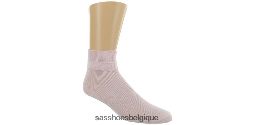 femmes confortable rose SAS chaussettes losanges à volants VF6ZVJ486