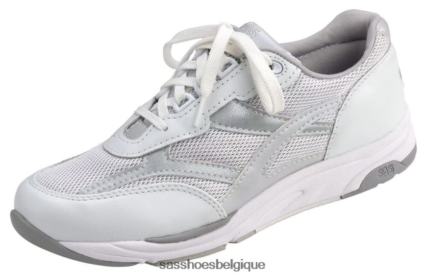 femmes énergique argent SAS baskets à lacets en mesh tour VF6ZVJ292