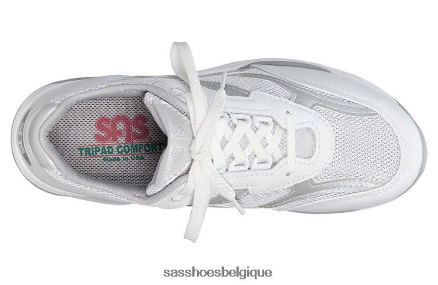 femmes énergique argent SAS baskets à lacets en mesh tour VF6ZVJ292