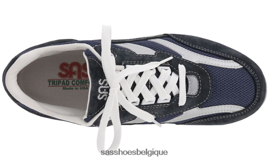 femmes énergique bleu SAS baskets à lacets en mesh tour VF6ZVJ294