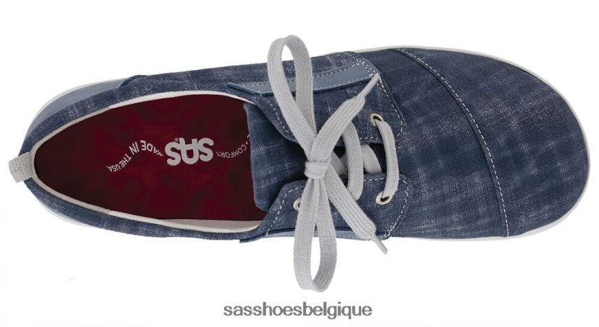 femmes énergique geai bleu/nubuck SAS baskets à lacets marnie VF6ZVJ289
