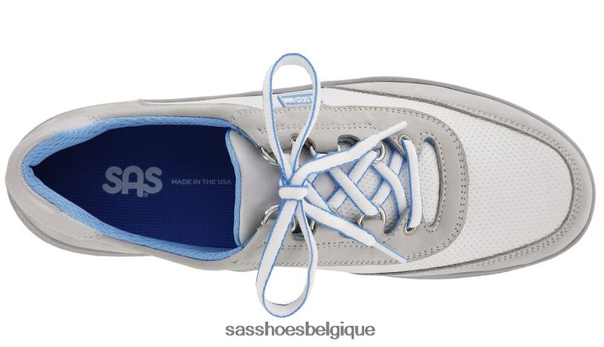 femmes énergique gris/blanc SAS baskets sportives à lacets VF6ZVJ305