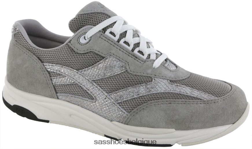 femmes énergique mélange plat SAS baskets à lacets en mesh tour VF6ZVJ299