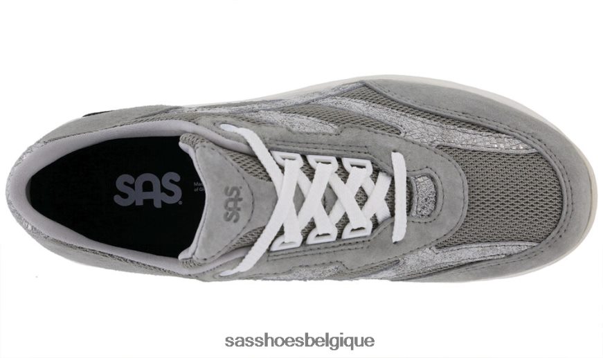 femmes énergique mélange plat SAS baskets à lacets en mesh tour VF6ZVJ299