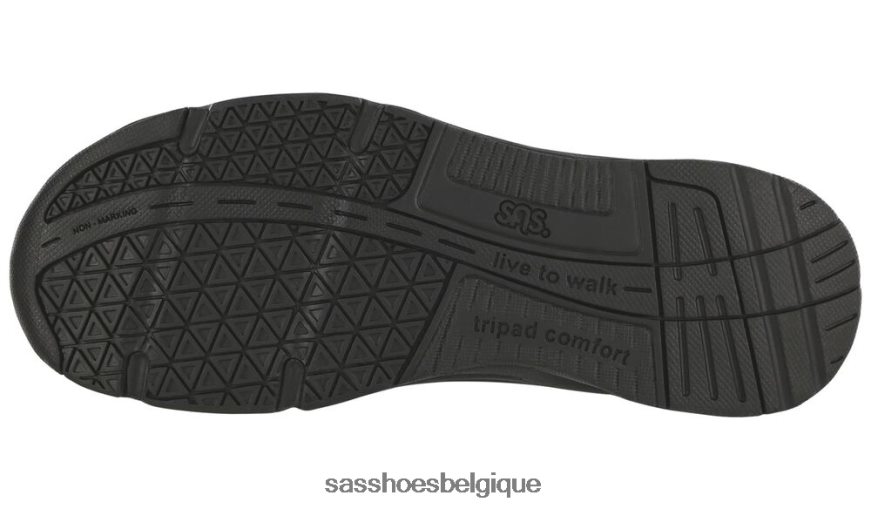 femmes énergique noir SAS baskets à lacets en mesh tour VF6ZVJ295