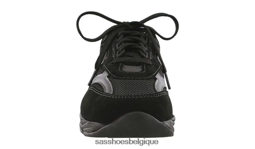 femmes énergique noir SAS baskets à lacets en mesh tour VF6ZVJ295