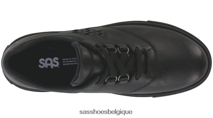 femmes énergique noir mat SAS laçage anti-dérapant VF6ZVJ406