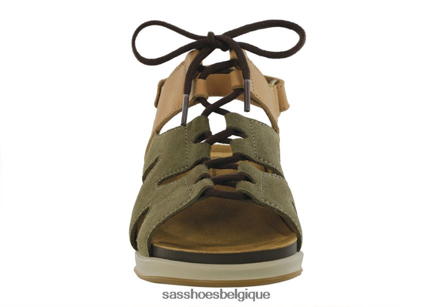 femmes polyvalent armoise SAS sandale compensée à lacets sedona VF6ZVJ436