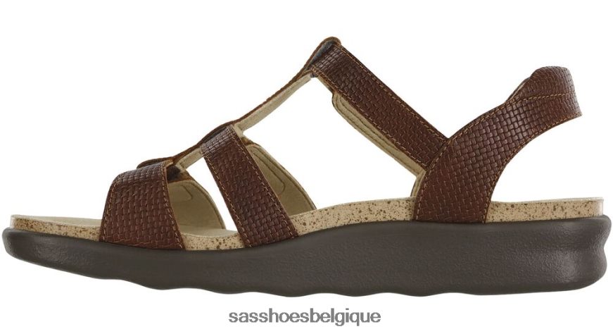 femmes polyvalent brandy tissé SAS sandale à bride en T sorrento VF6ZVJ152