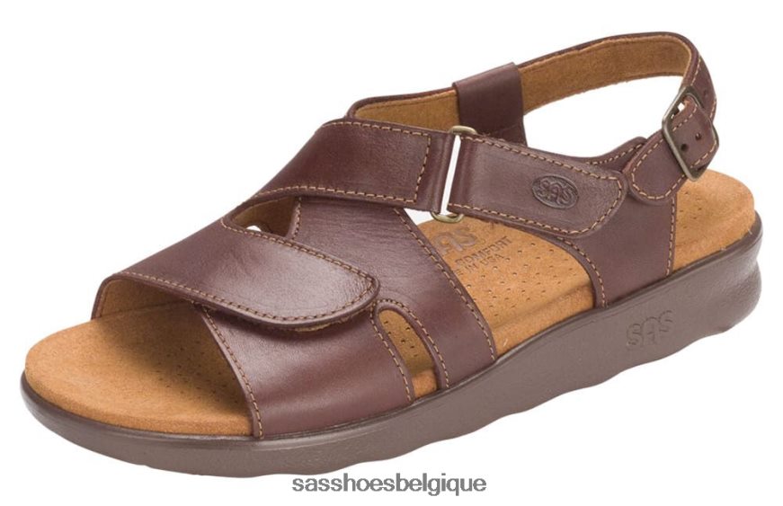 femmes polyvalent cannelle SAS sandale huggy à bride croisée VF6ZVJ165