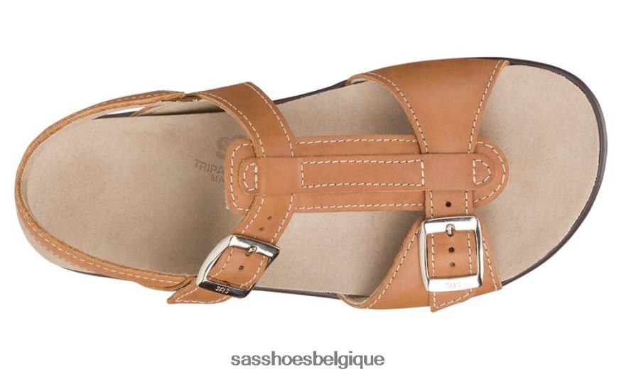 femmes polyvalent caramel SAS sandale captiva à bride en T VF6ZVJ151