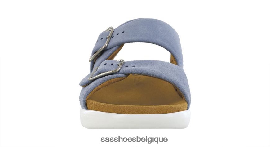 femmes polyvalent ciel port SAS sandale décontractée à bride au talon VF6ZVJ111