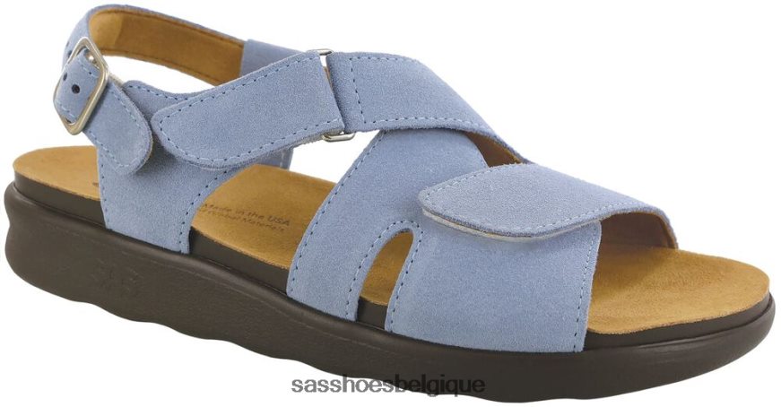 femmes polyvalent ciel port SAS sandale huggy à bride croisée VF6ZVJ163
