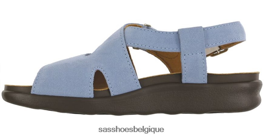 femmes polyvalent ciel port SAS sandale huggy à bride croisée VF6ZVJ163