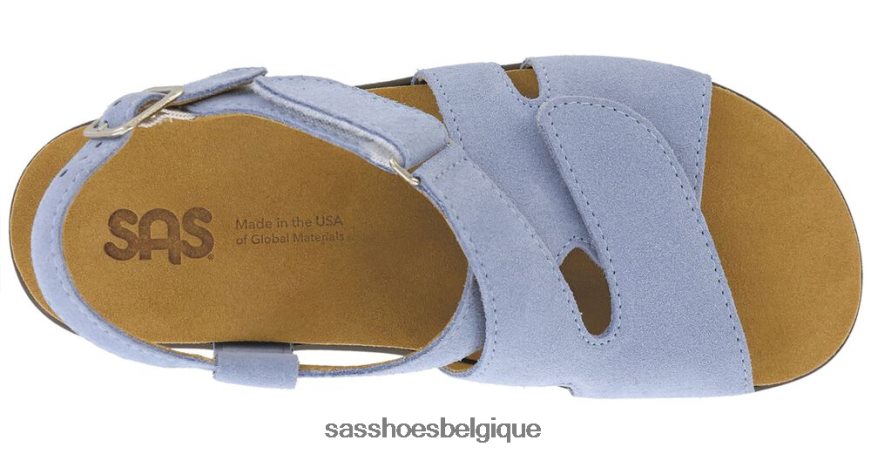 femmes polyvalent ciel port SAS sandale huggy à bride croisée VF6ZVJ163
