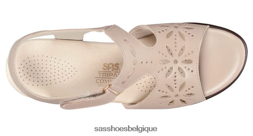 femmes polyvalent crème SAS sandale à bride talon sunburst VF6ZVJ104