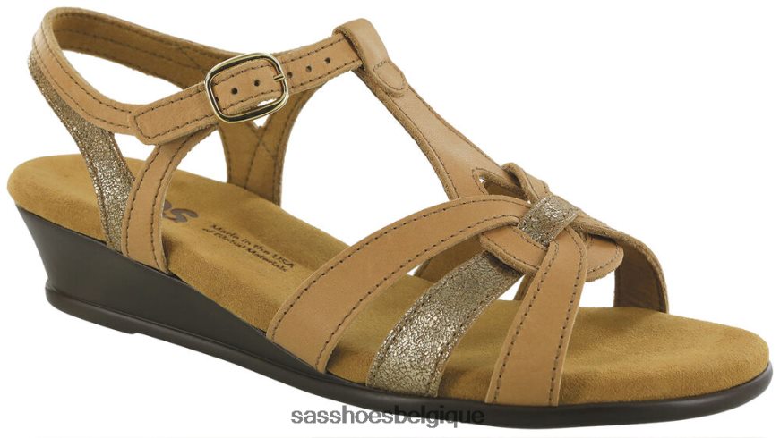 femmes polyvalent des étincelles SAS sandale à bride en T Aurora VF6ZVJ68