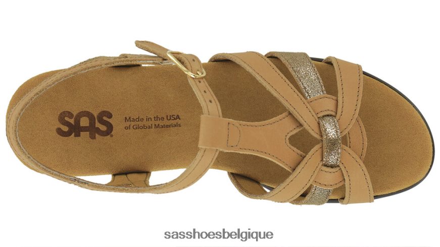 femmes polyvalent des étincelles SAS sandale à bride en T Aurora VF6ZVJ68