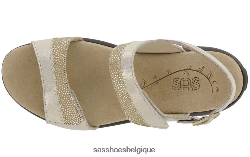 femmes polyvalent doré SAS sandale à bride talon nudu VF6ZVJ99