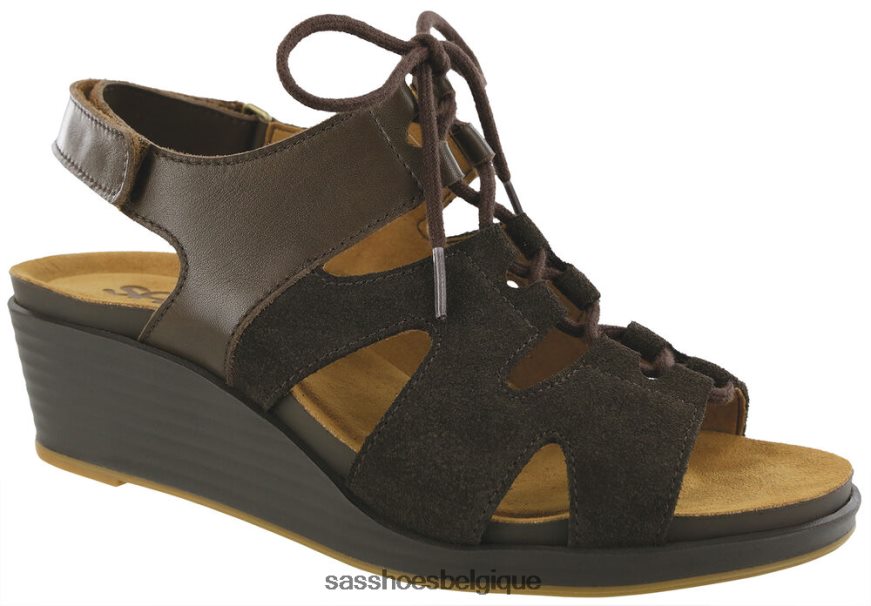 femmes polyvalent les bois SAS sandale compensée à lacets sedona VF6ZVJ437