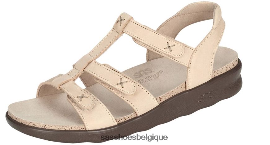 femmes polyvalent lin SAS sandale à bride en T sorrento VF6ZVJ154