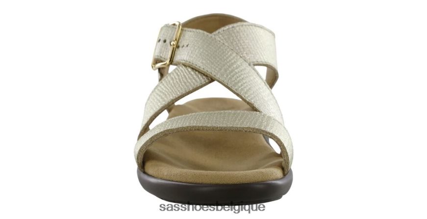 femmes polyvalent lin d\'or SAS sandale laguna à brides croisées VF6ZVJ170