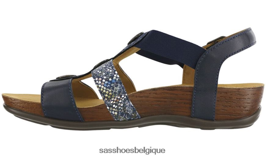 femmes polyvalent marine multi SAS sandale à bride en T Clover VF6ZVJ159