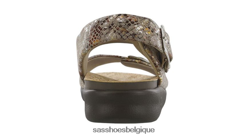 femmes polyvalent multiserpent taupe SAS sandale décontractée à bride au talon VF6ZVJ117
