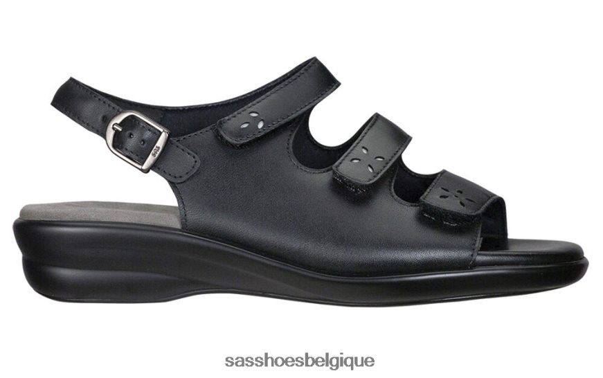 femmes polyvalent noir SAS sandale à bride arrière quatro VF6ZVJ130