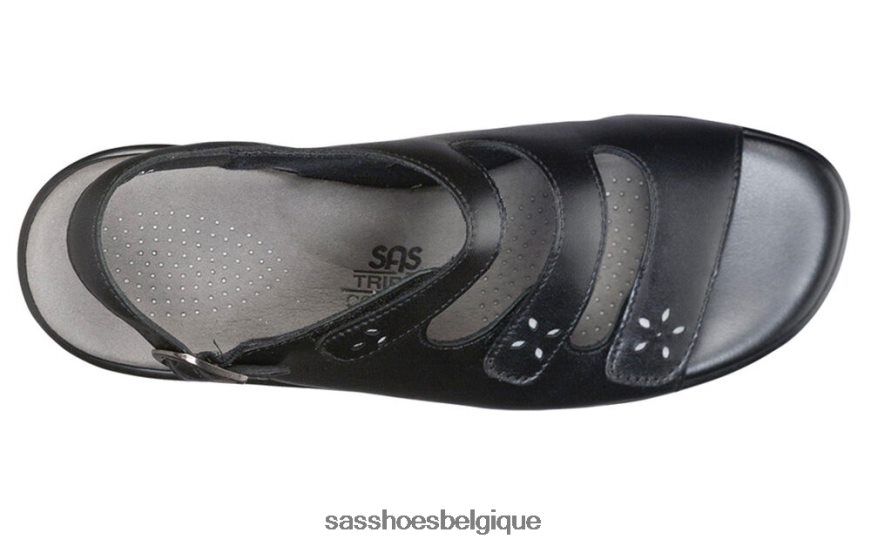 femmes polyvalent noir SAS sandale à bride arrière quatro VF6ZVJ130