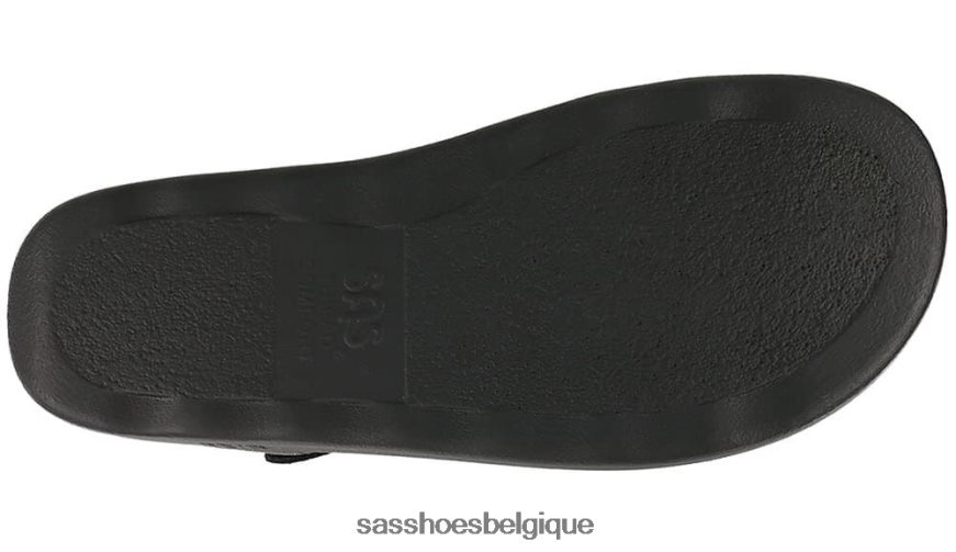 femmes polyvalent noir SAS sandale à bride en T Marina VF6ZVJ139