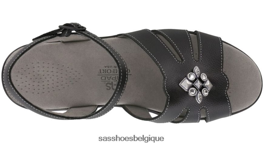 femmes polyvalent noir SAS sandale à bride quart de helena VF6ZVJ90