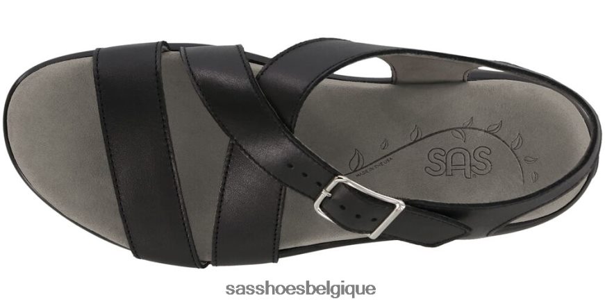 femmes polyvalent noir SAS sandale laguna à brides croisées VF6ZVJ171