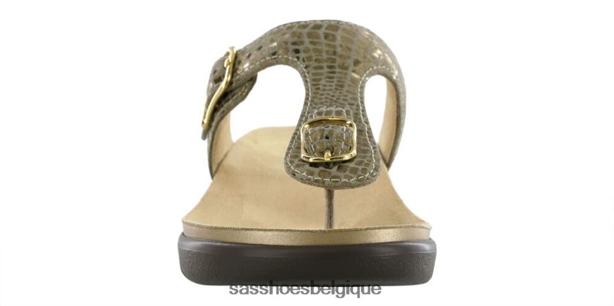 femmes polyvalent or olive SAS sandales à bride en T Sanibel VF6ZVJ35