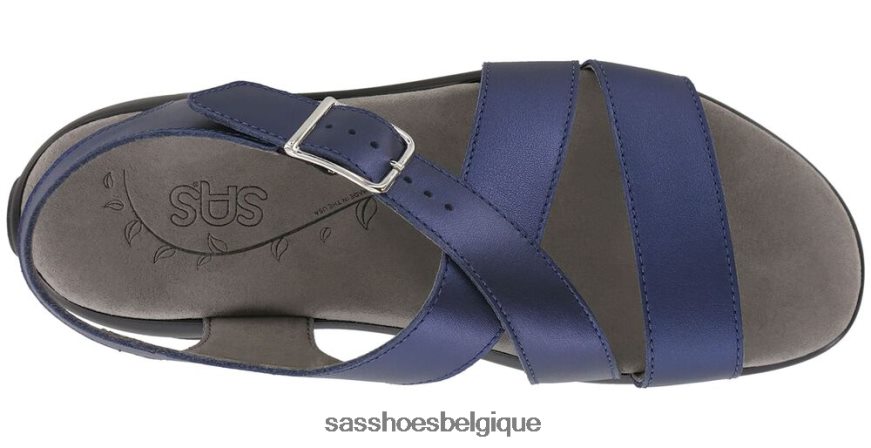 femmes polyvalent perlato bleu SAS sandale laguna à brides croisées VF6ZVJ172