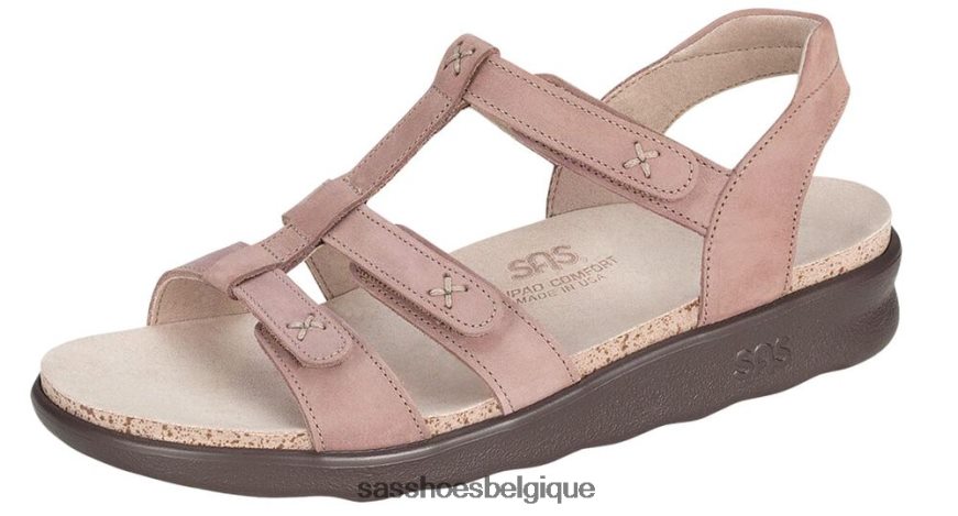 femmes polyvalent praliné SAS sandale à bride en T sorrento VF6ZVJ157