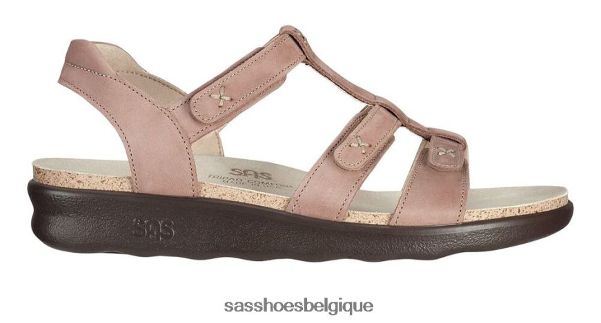 femmes polyvalent praliné SAS sandale à bride en T sorrento VF6ZVJ157