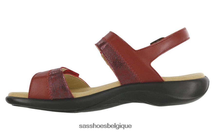 femmes polyvalent rubis/cabernet SAS sandale à bride talon nudu VF6ZVJ100