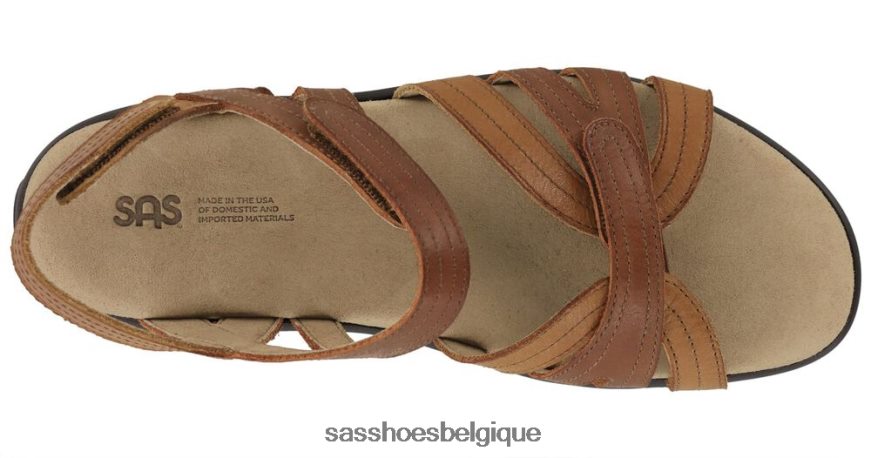 femmes polyvalent sépia SAS sandale à bride talon pier VF6ZVJ62