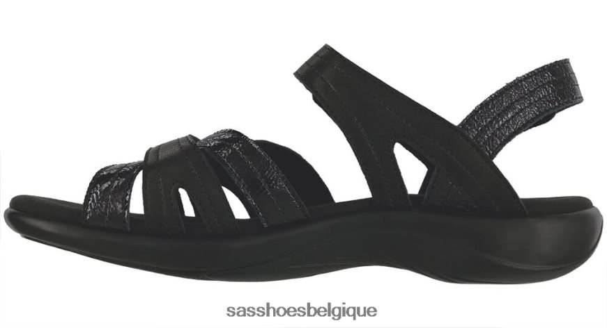 femmes polyvalent sable noir SAS sandale à bride talon pier VF6ZVJ61