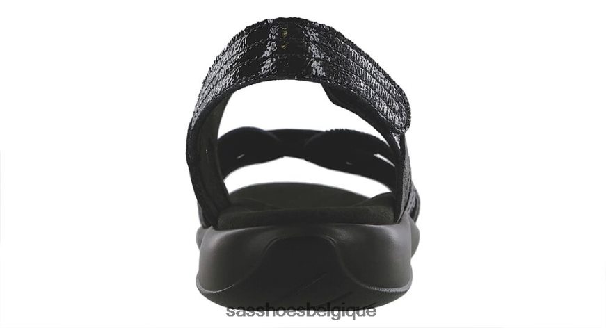 femmes polyvalent sable noir SAS sandale à bride talon pier VF6ZVJ61