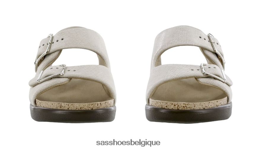femmes polyvalent toile de lin SAS sandale décontractée à bride au talon VF6ZVJ109