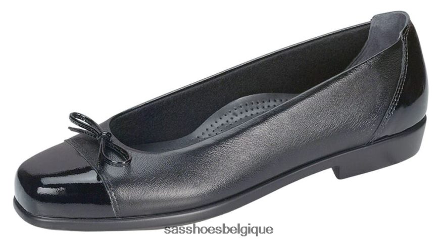 femmes polyvalent arc noir SAS mocassins à enfiler en coco VF6ZVJ411