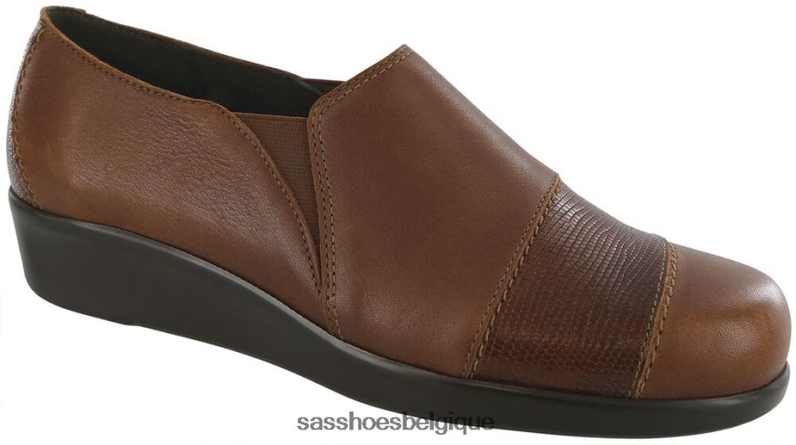 femmes polyvalent auburn/lézard SAS mocassins à enfiler nora VF6ZVJ247