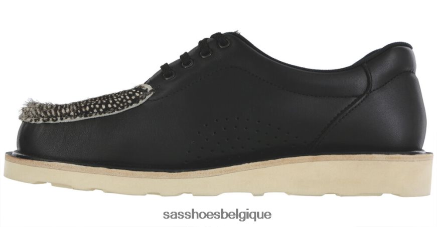 femmes polyvalent chital noir SAS mocassins à lacets take control VF6ZVJ433