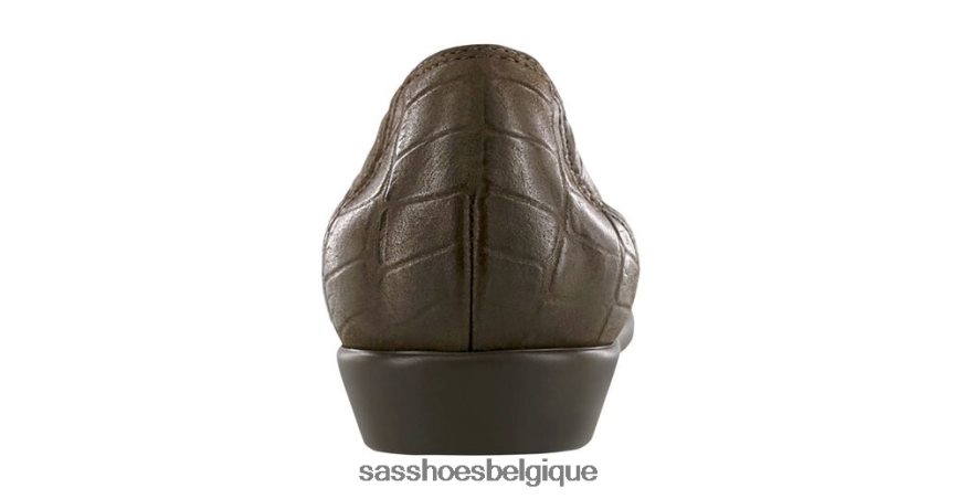 femmes polyvalent croco de bronze SAS espoir glisser sur mocassins VF6ZVJ210